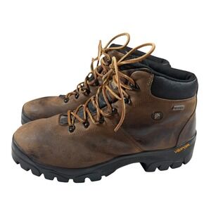 Alpine Design Stealth 1030 Mens 11 Brown Leather Waterproof Vibram Hiking Boots